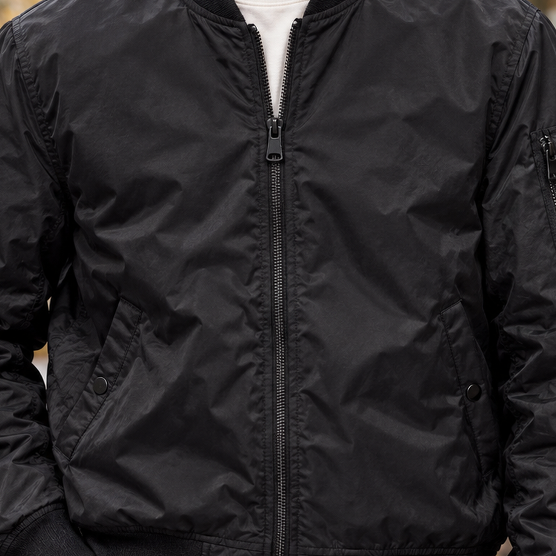 Armand Bomber Jacket - Lead Product Detail