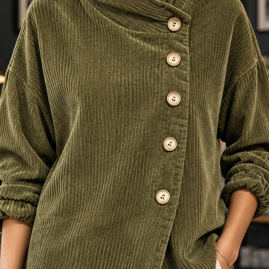 Hallie Asymmetric Jacket - Lead Product Detail