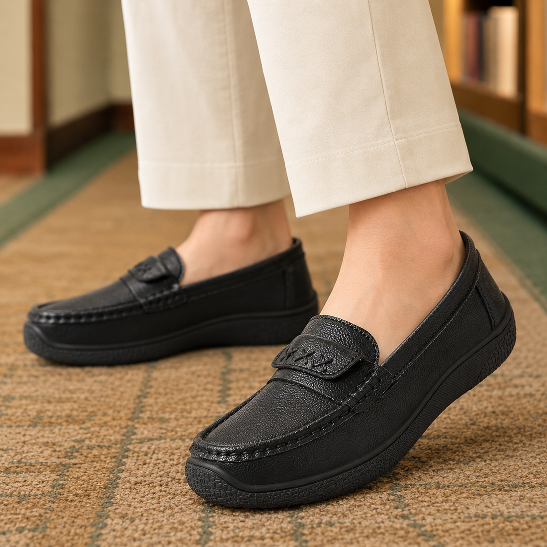 Verona Wide-Fit Loafers - Lead Product Detail