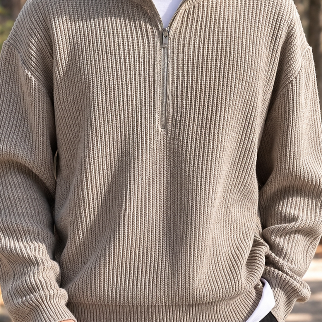 Patrick Ribbed Cardigan - Lead Product Detail