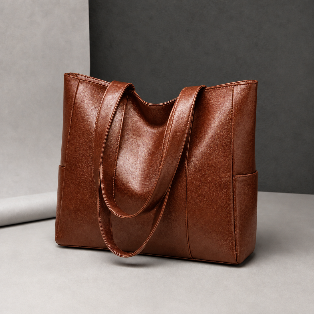 Pistoia Spacious Tote - Light Brown