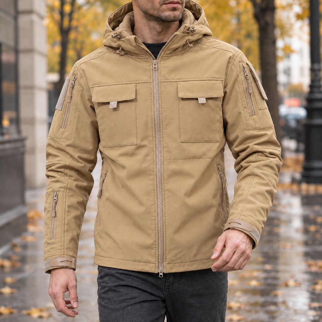 Luca Tactical Jacket - Khaki