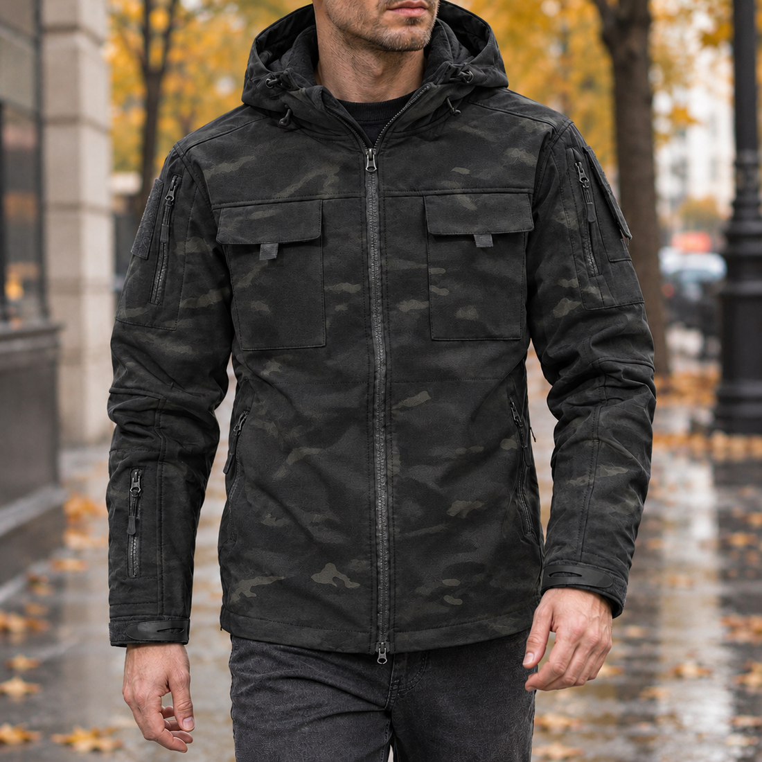 Luca Tactical Jacket - Night Camouflage