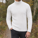 Leopold Cotton Turtleneck Sweater - White