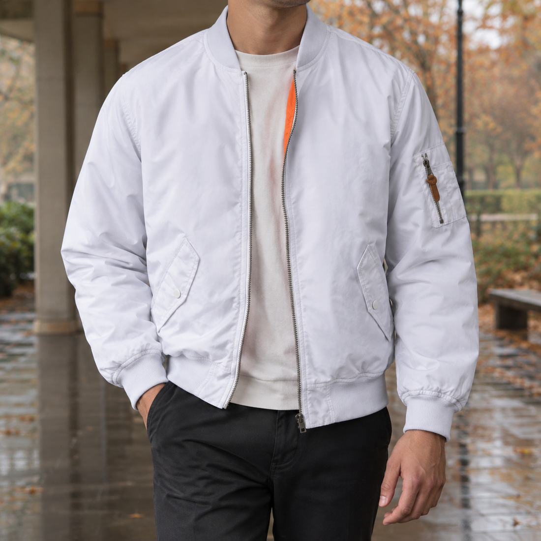 Oberon Bomber Jacket - Black
