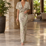 Thomasina Knotted Maxi Dress - As Pictured