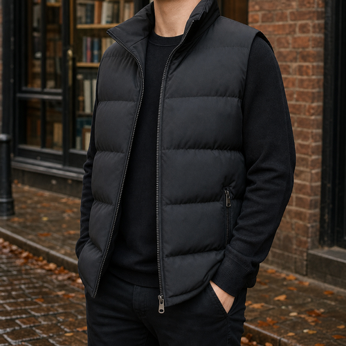 Calvin Puffer Jacket - Black