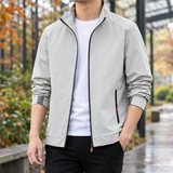 Simeon Zip Jacket - Light Gray