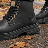 Marcello Lace-Up Boots - Lead Product Detail