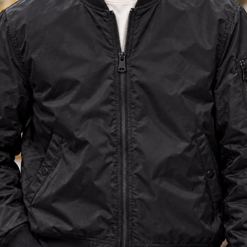 Armand Bomber Jacket - Lead Product Detail