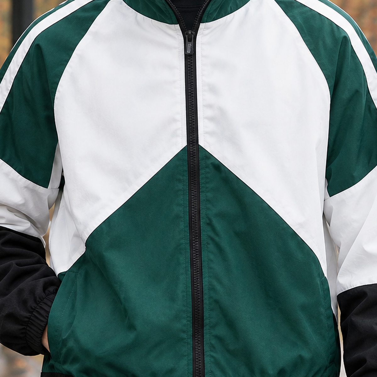 Pierrick Colorblock Jacket - Lead Product Detail
