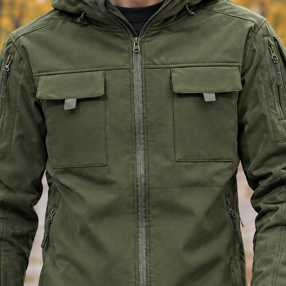 Luca Tactical Jacket - Lead Product Detail