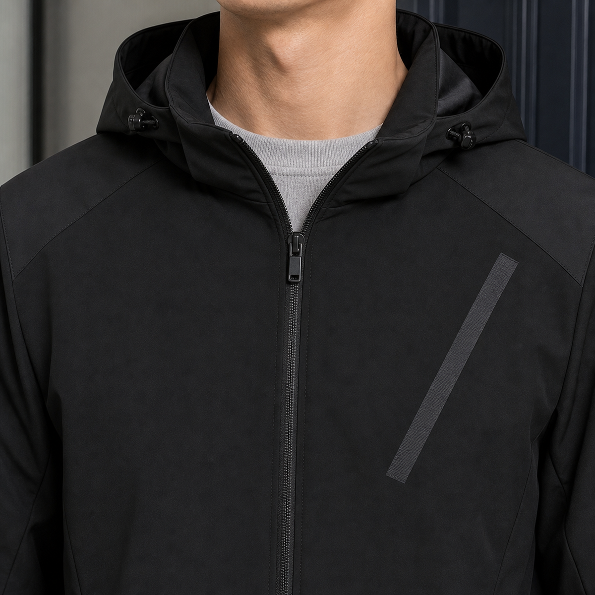 Sterling Hooded Jacket - Lead Product Detail