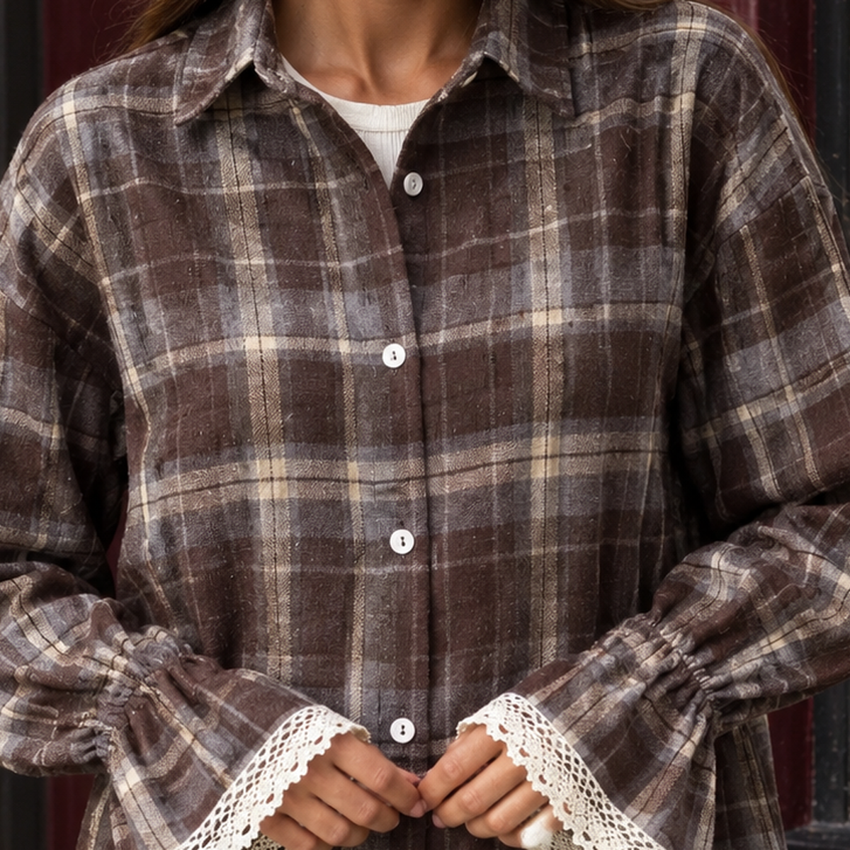 Selena Plaid Shirt - Lead Product Detail