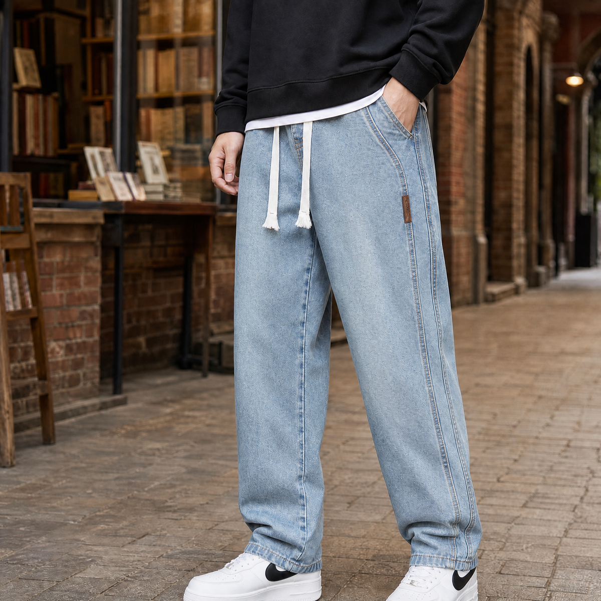 Mason Relaxed Jeans - Retro Blue