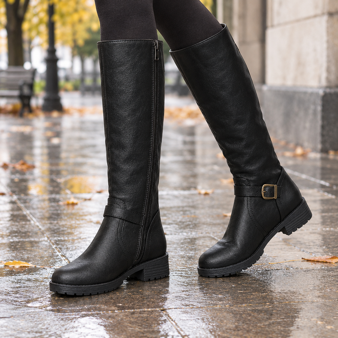 Corleone Riding Boots - Black