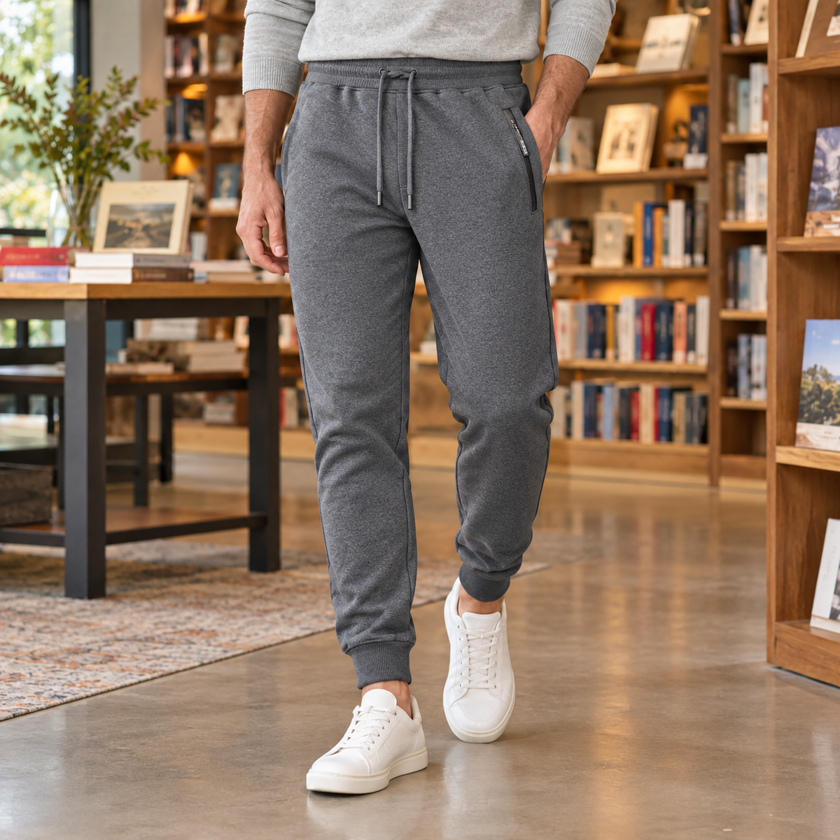 Carter Tapered Joggers - Dark Gray