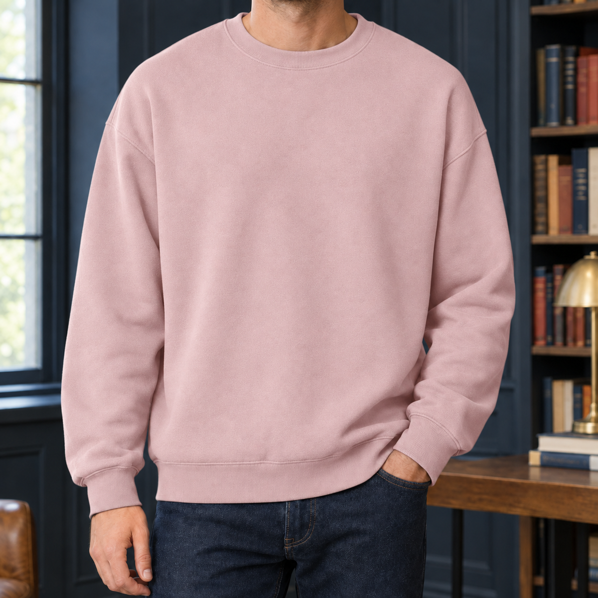 Wyatt Crewneck Sweater - Pink